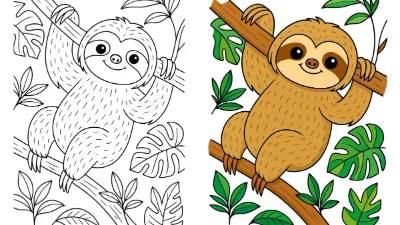 Trang Tô Màu Gấu Trúc