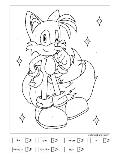 Trang Tô Màu Giáng Sinh Sonic