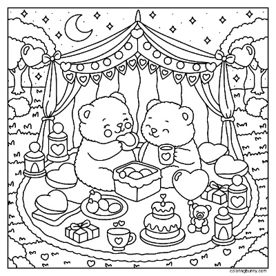 Trang Tô Màu Ngày Valentine