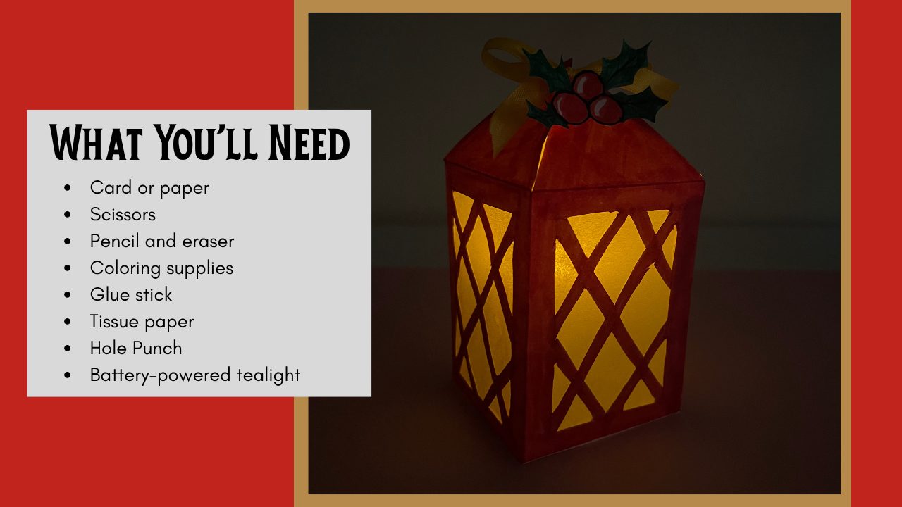 Đèn Lồng Giáng Sinh Tự Làm: Cách Làm và Tô Màu Bước Từng Bước