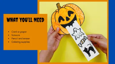 Làm Bí Ngô Halloween Peek-a-Boo DIY Đơn Giản - 1