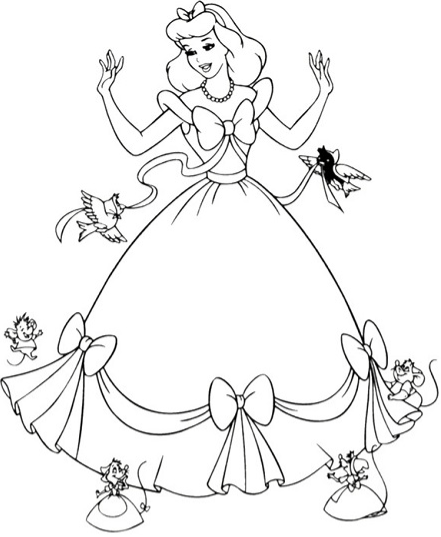 lọ lem mặc chiếc váy đẹp