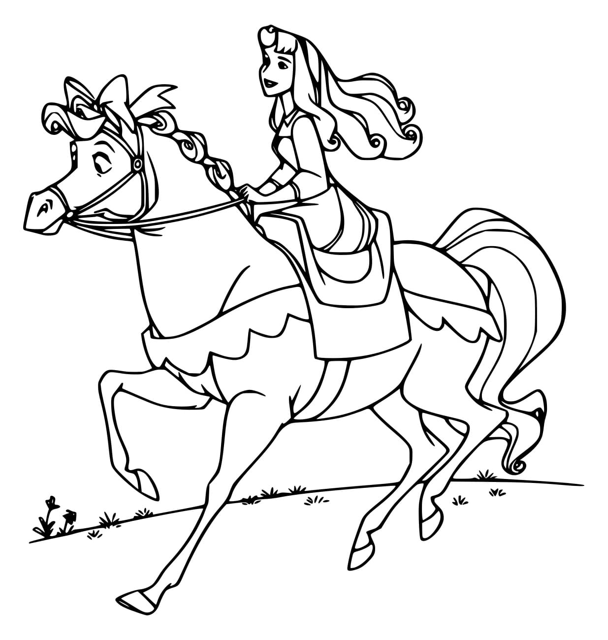 Aurora Cưỡi Ngựa