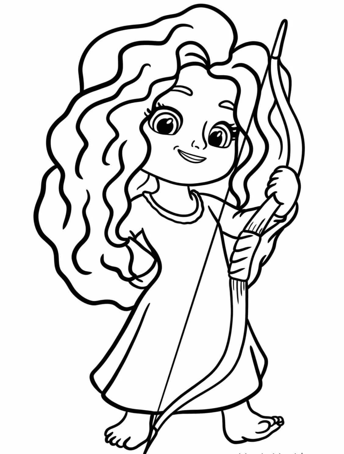 Cô Bé Merida Dễ Thương