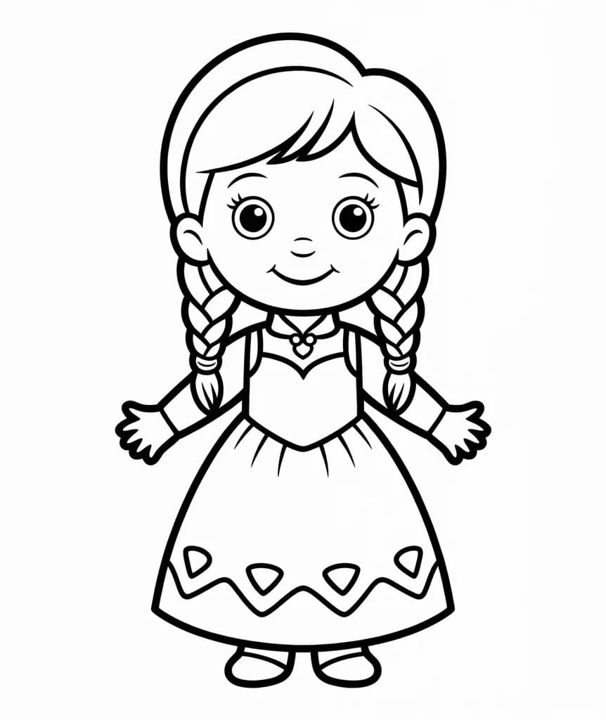 Công Chúa Anna Nhỏ Xinh