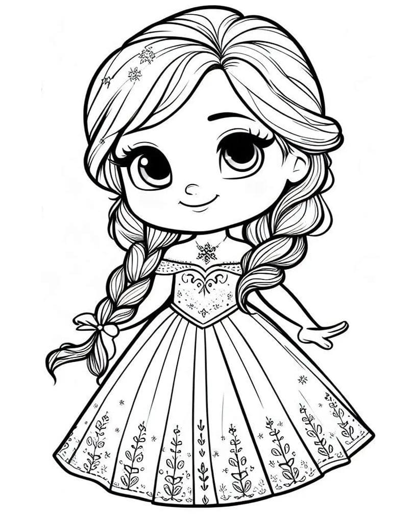 Công Chúa Anna Phong Cách Hoạt Hình