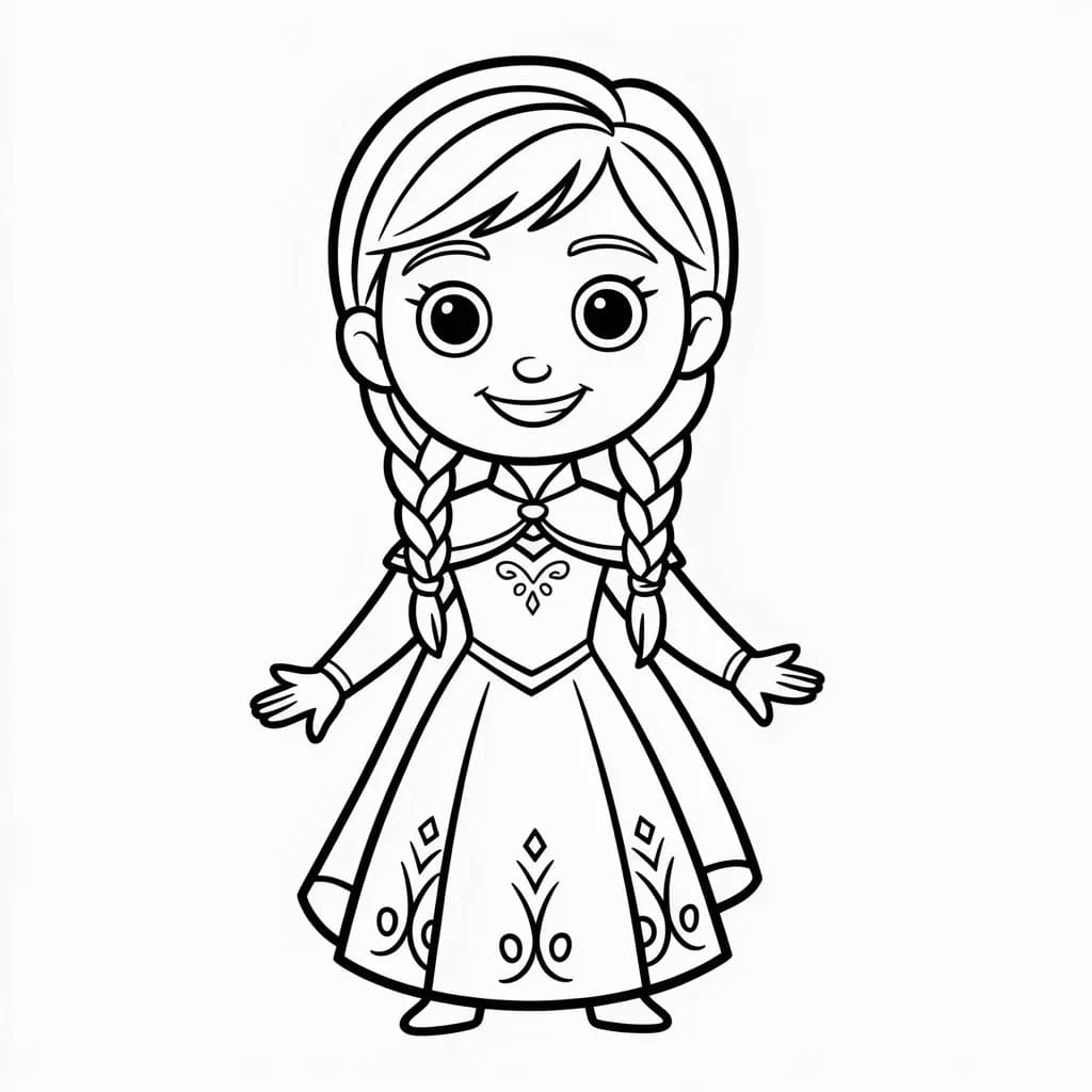 Tô Màu Công Chúa Anna