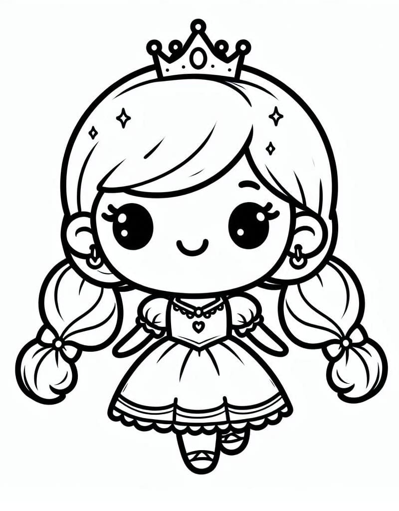 Công Chúa Chibi Dễ Thương