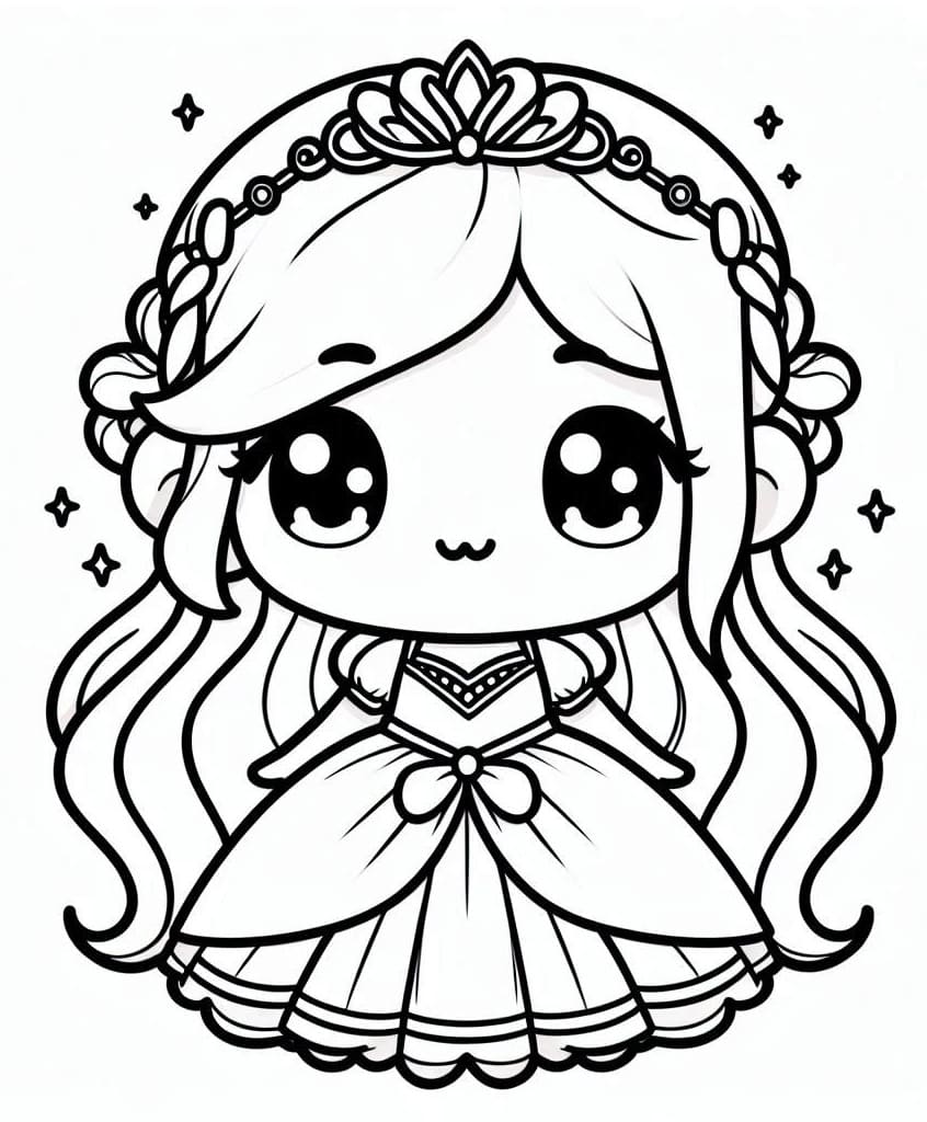 Công Chúa Chibi Mỉm Cười