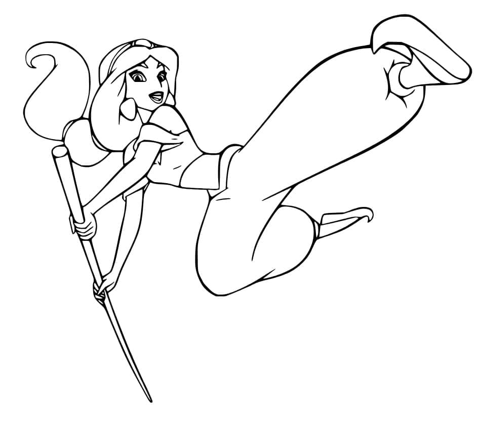 Công Chúa Jasmine Nhảy