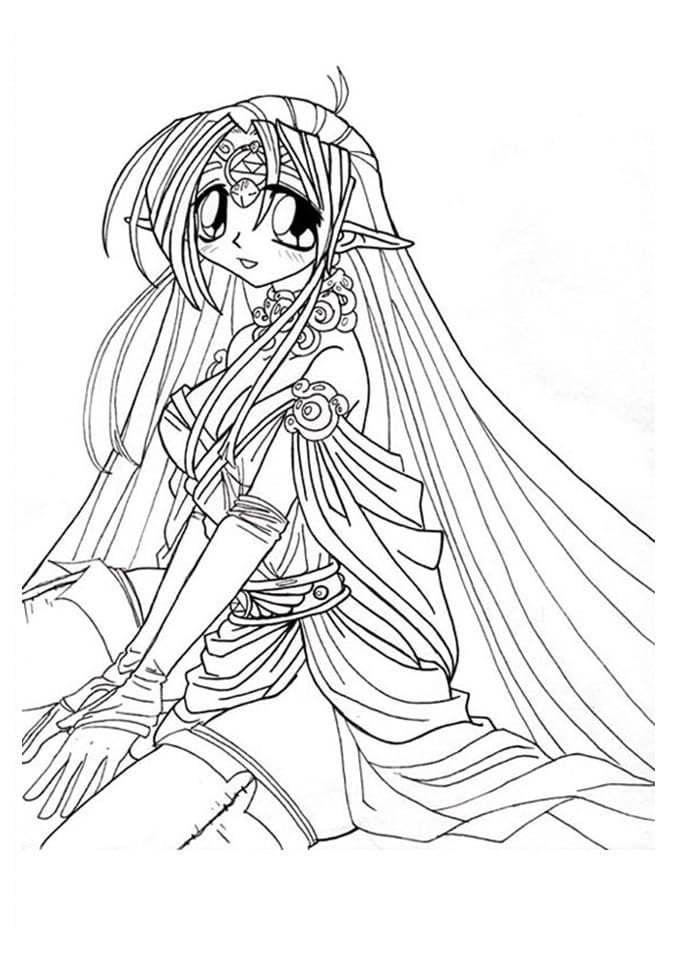 Tô Màu Công Chúa Zelda