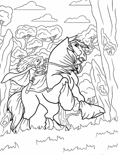 Merida Cưỡi Ngựa