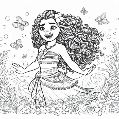 Moana Và Bươm Bướm