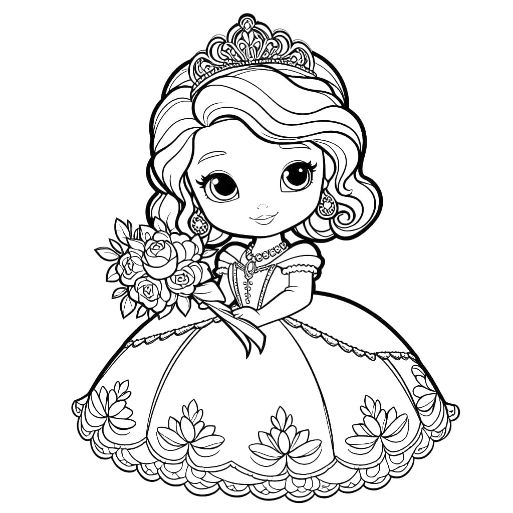 Sofia Cầm Bó Hoa