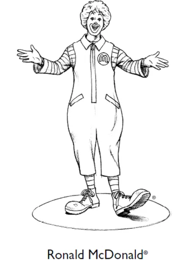 chú hề linh vật của mcdonald