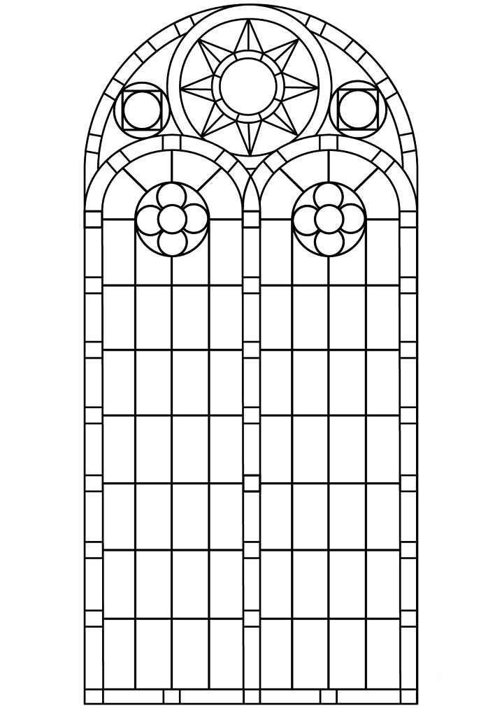 cửa sổ kính màu