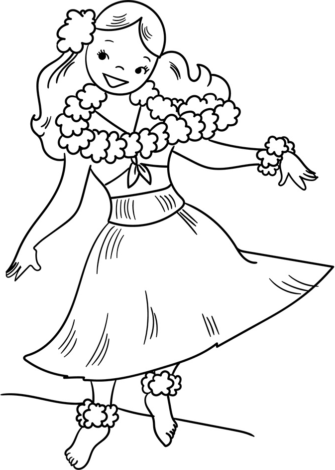 hula đang nhảy múa