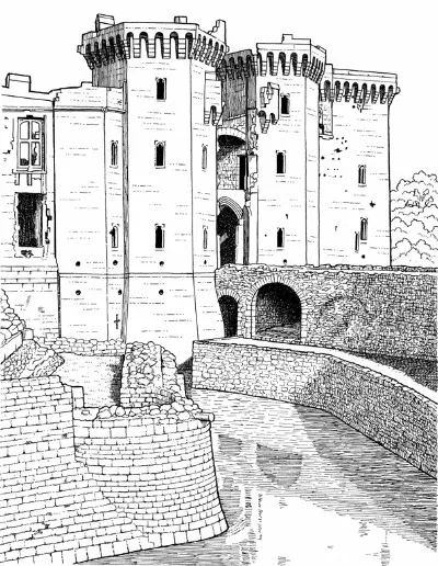 lâu đài raglan ở xứ wales