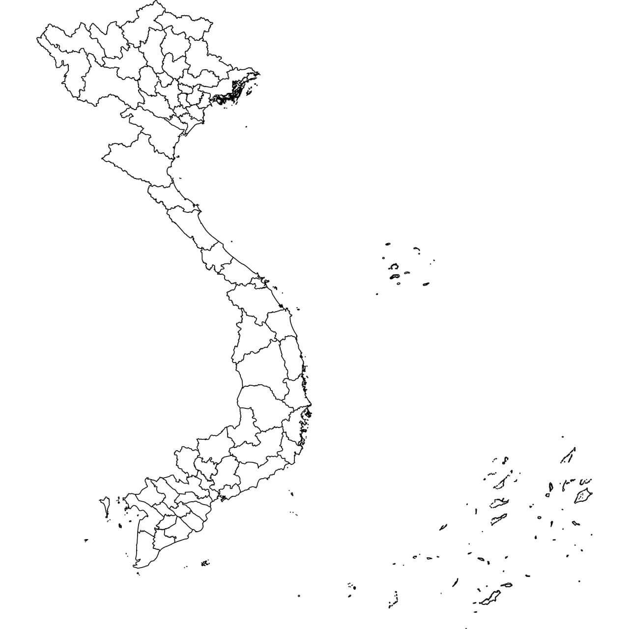 Bản đồ Việt Nam theo tỉnh