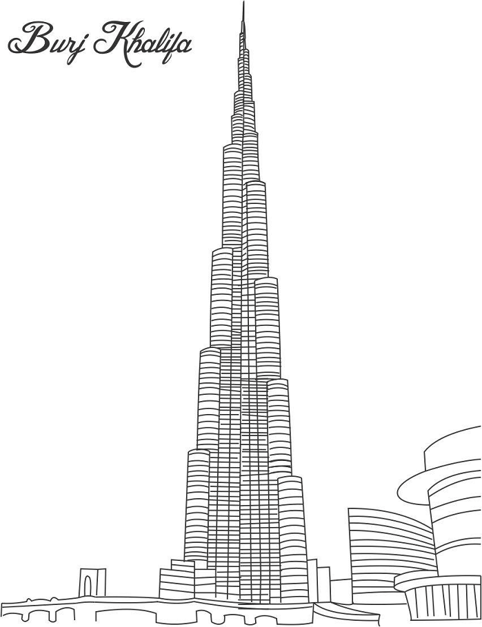 tòa tháp burj khalifa