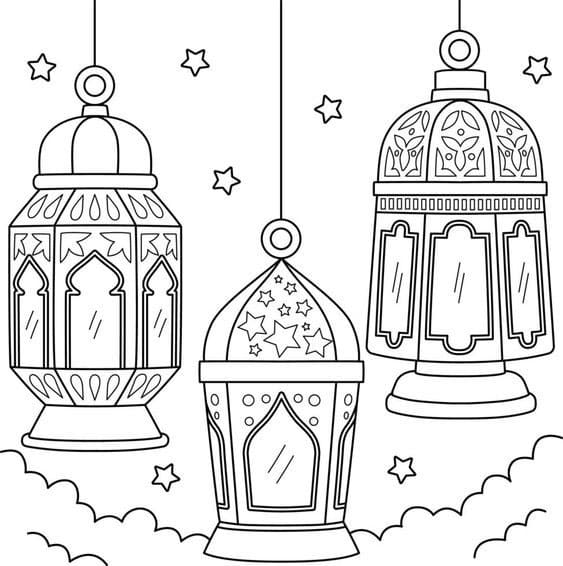 Tô Màu Đèn Lồng