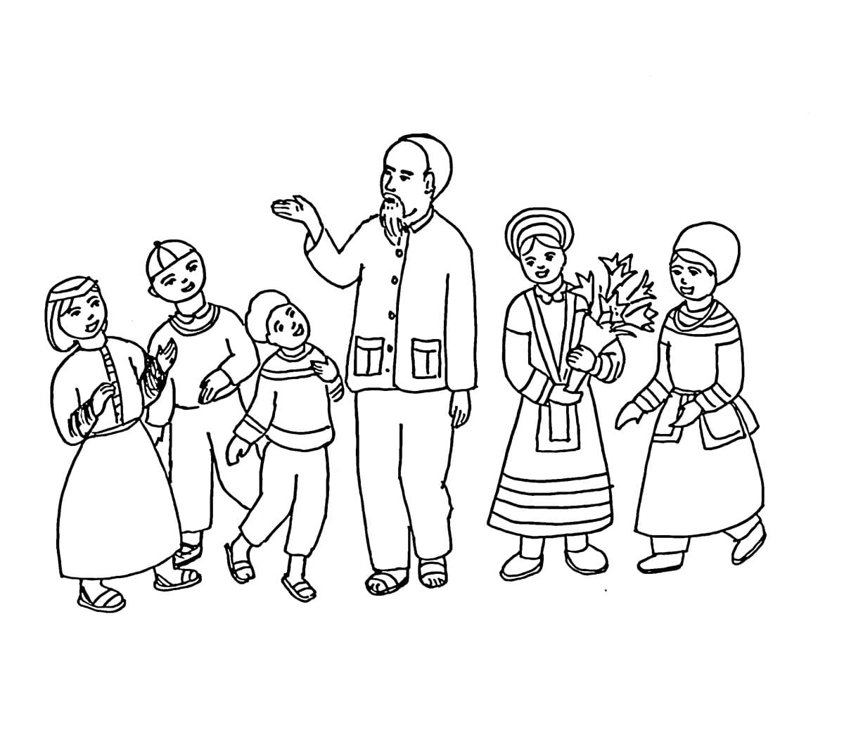 Bác Hồ Với Thiếu Nhi Vùng Cao