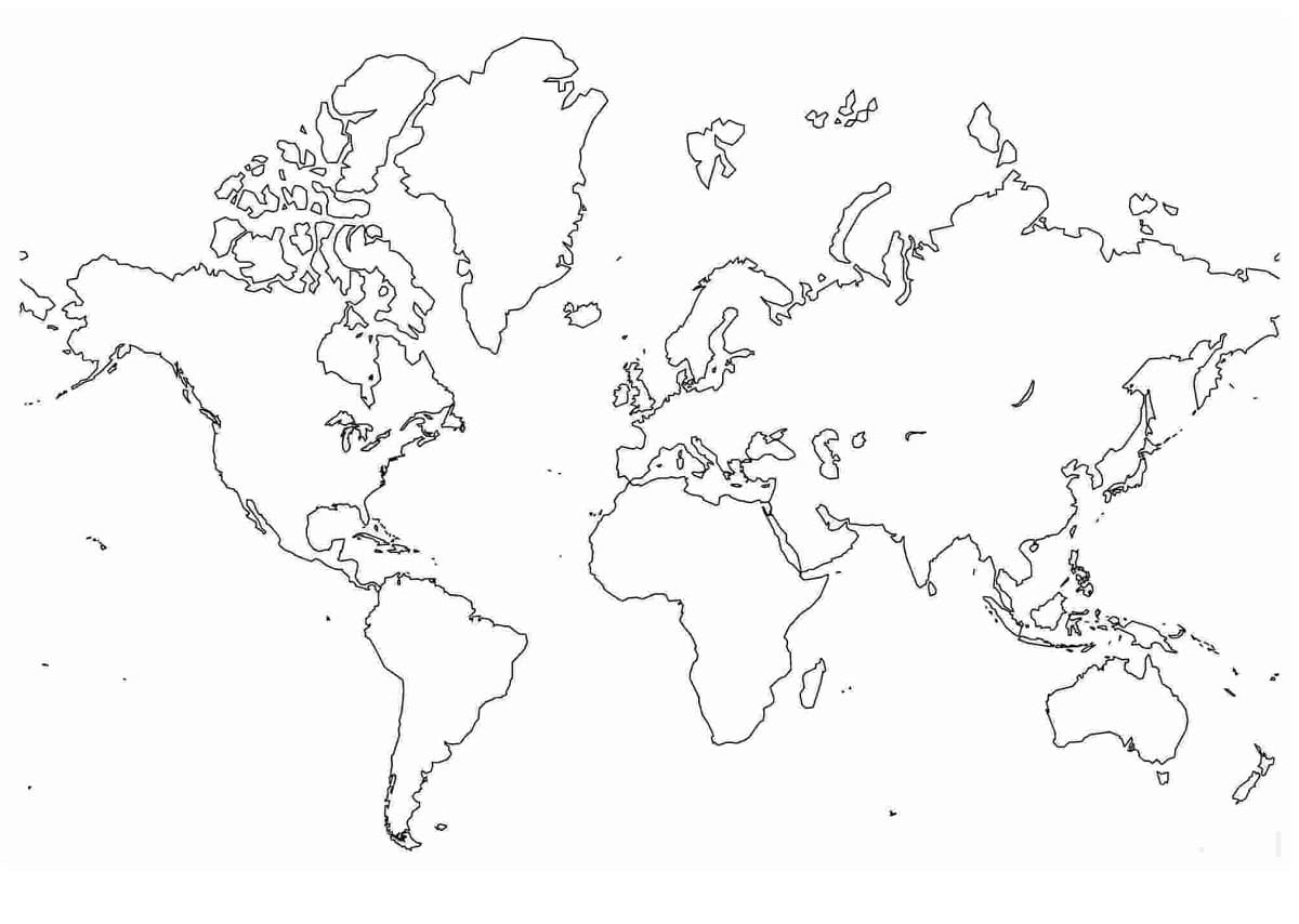 Bản Đồ Thế Giới Chi Tiết