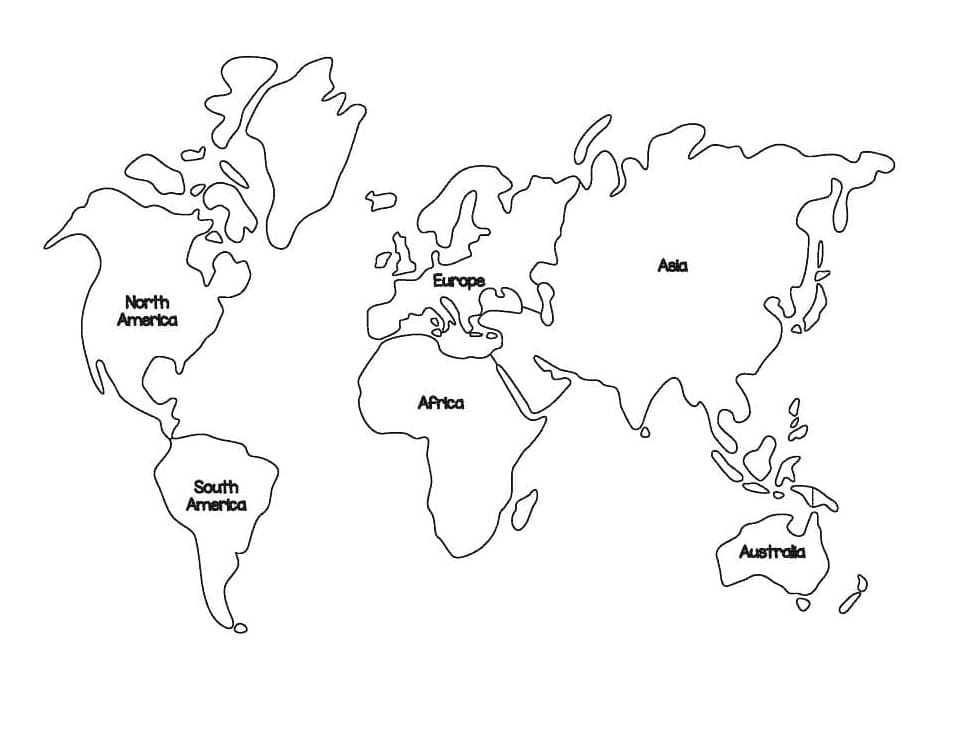 Bản Đồ Thế Giới Đẹp