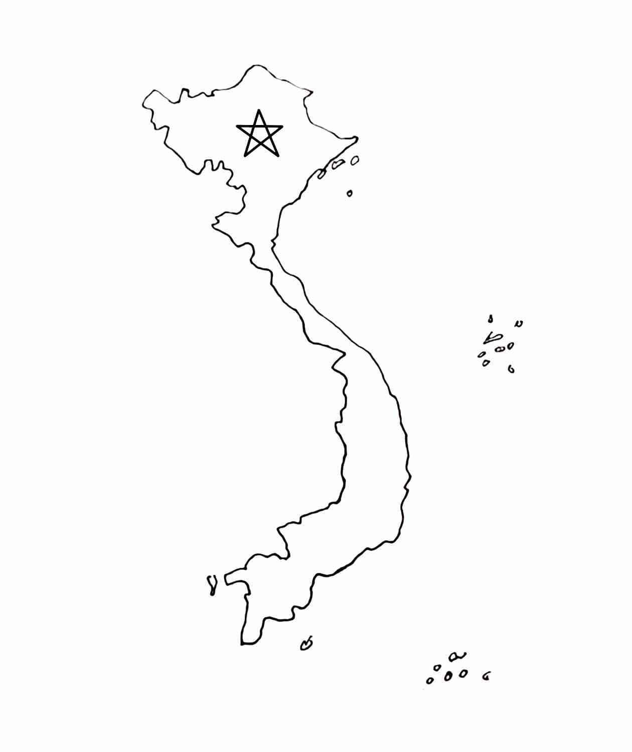 Bản Đồ Việt Nam Rất Đơn Giản