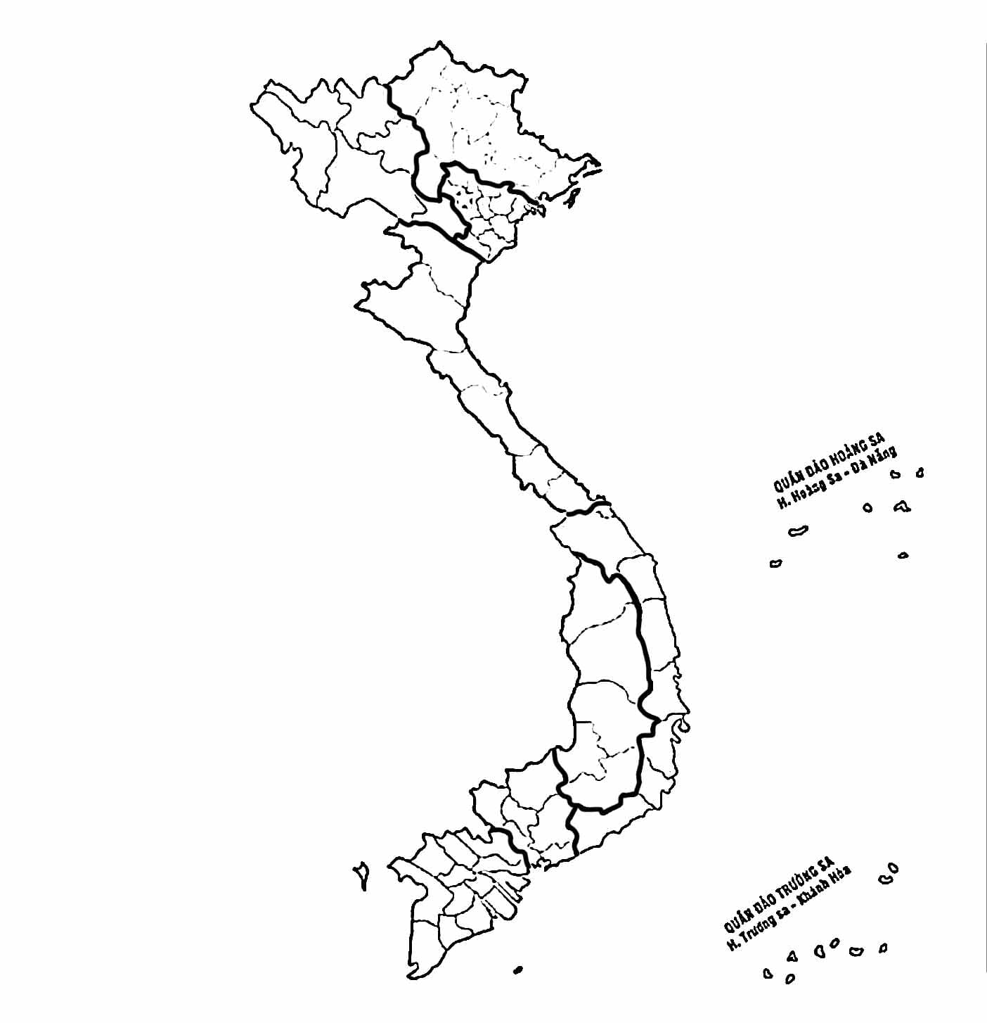 Bản Đồ Việt Nam Với Các Vùng