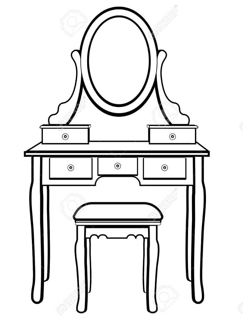 Bàn Trang Điểm và Ghế