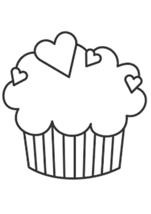 Bánh Cupcake Trái Tim