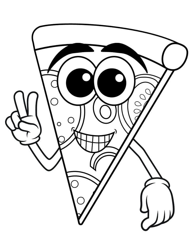 Bánh Pizza Hoạt Hình