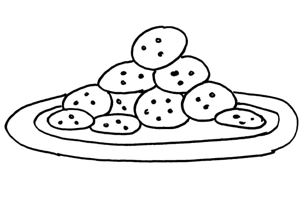 Bánh Quy Trên Đĩa