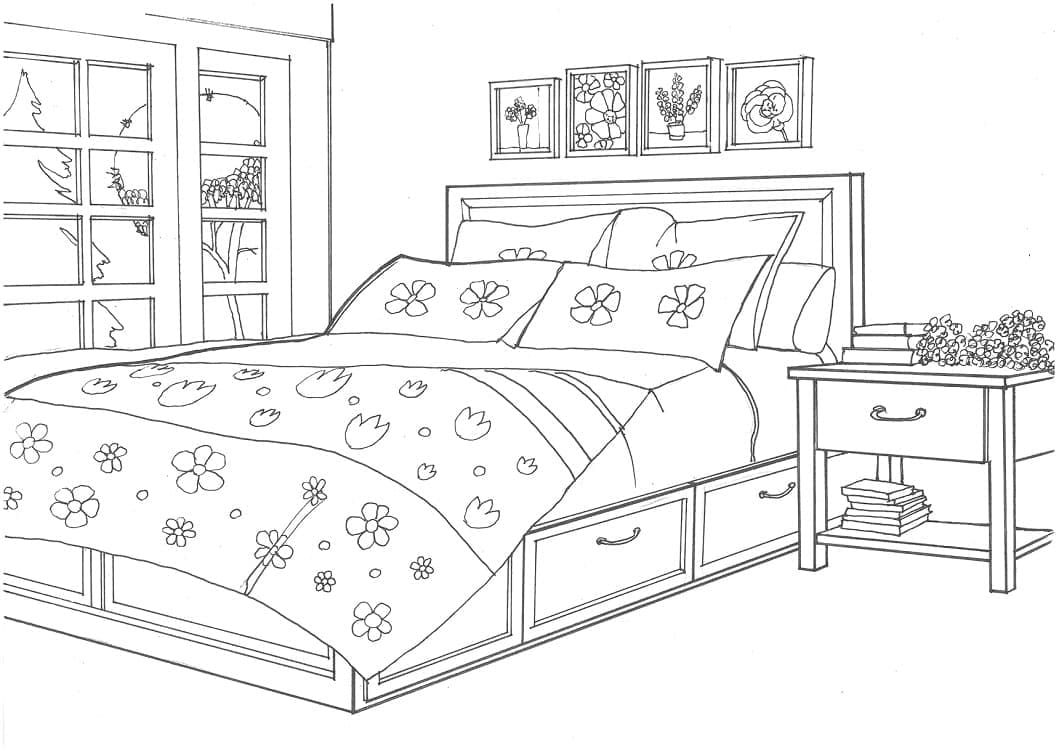 Bé Tập Tô Phòng Ngủ