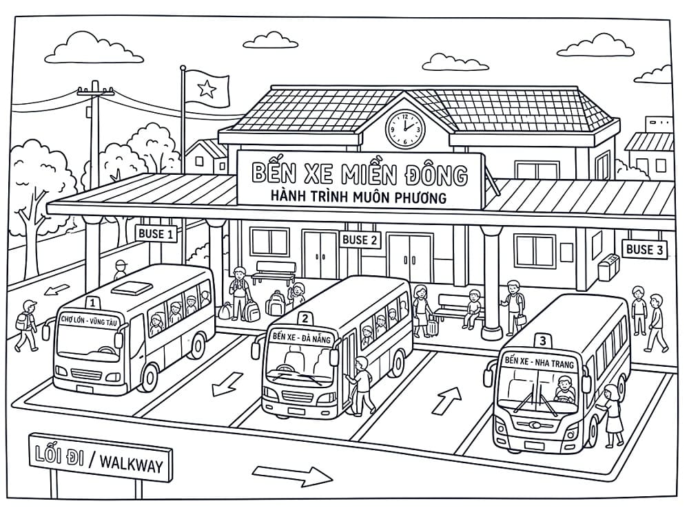 Beautiful Bus Station