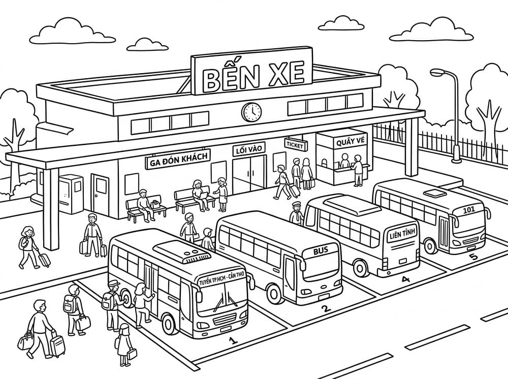 Large Bus Station