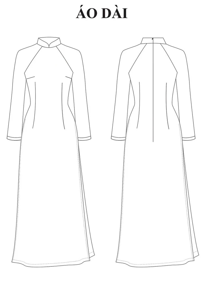 Bộ Áo Dài Truyền Thống