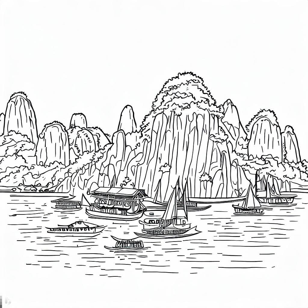 Cảnh Biển Vịnh Hạ Long