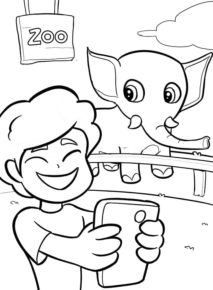 Cậu Bé Tham Quan Sở Thú