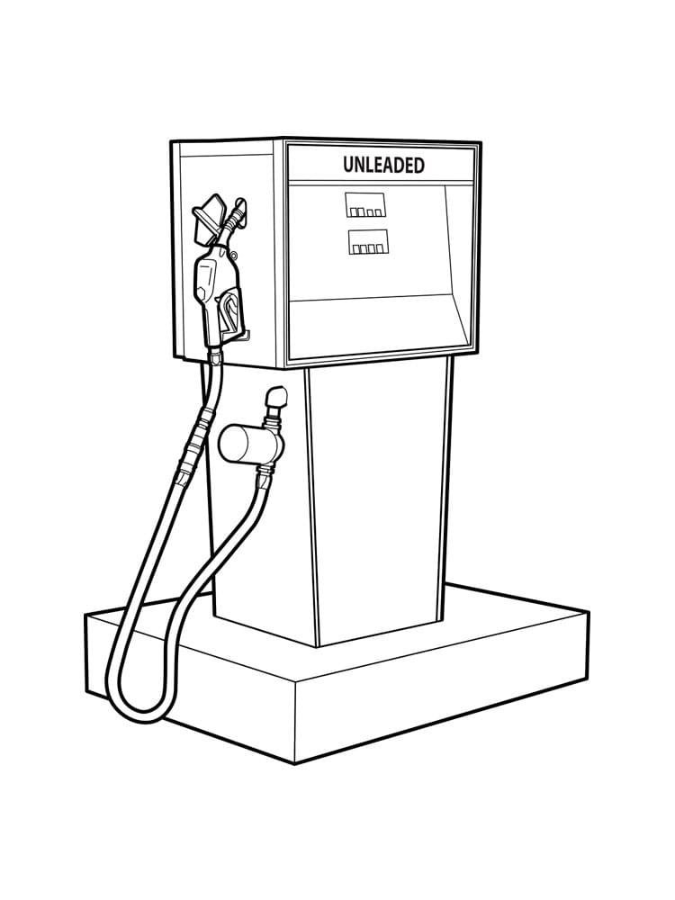 Gas Pump at the Gas Station