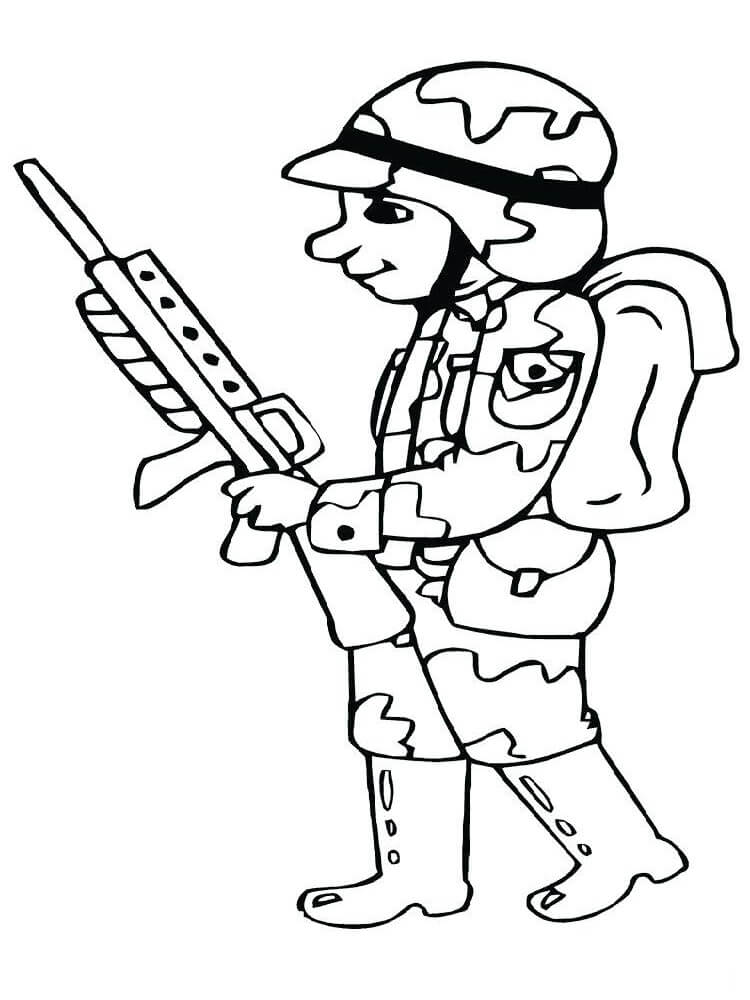 Chú Bộ Đội Vui Vẻ