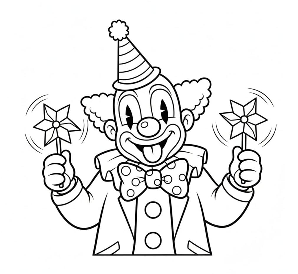 Chú Hề Cầm Chong Chóng