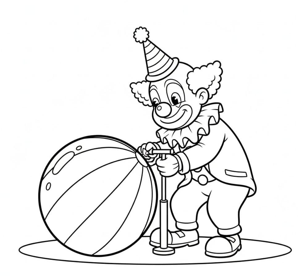 Chú Hề Chơi Bóng