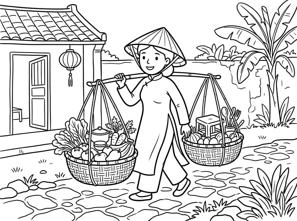 Girl Street Vendor