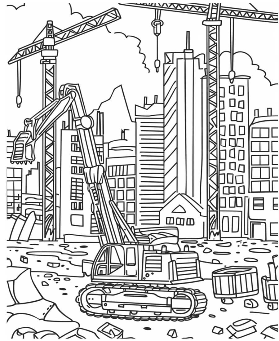 Công Trường Giữa Những Tòa Nhà