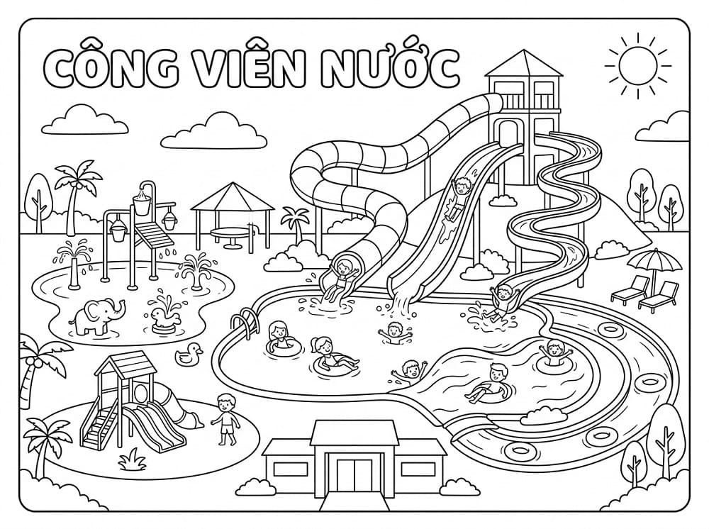 Beautiful Water Park