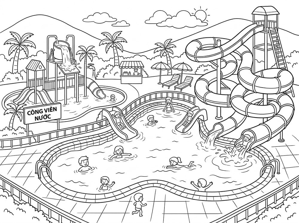 Large Water Park