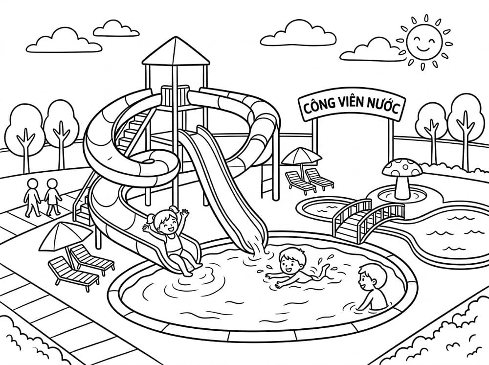 Cheerful Water Park