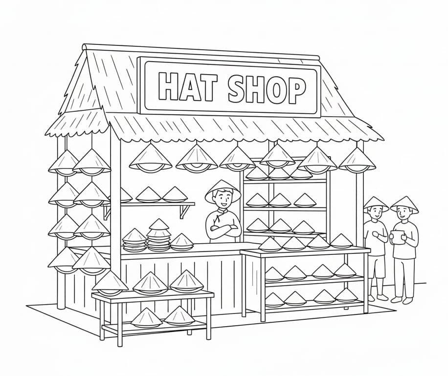 Cửa Hàng Nón Lá